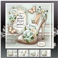 Soft Roses with Elegant Shoes Card Mini Kit