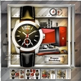 Black Male Watch Card Mini Kit