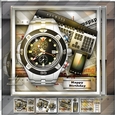 Silver Male Watch Card Mini Kit