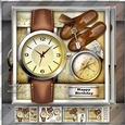 Brown Male Watch Card Mini Kit