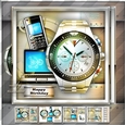 Silver Blue Watch Card Mini Kit