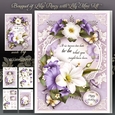 Bouquet of Lilac Pansy with Lily Mini Kit