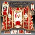 Red Shaped Christmas Card Mini Kit