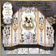 Winter Christmas Shaped Card with Puppy Mini Kit