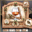Vintage Christmas Male Whisky with Cigarettes Mini Kit