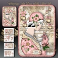 Pink Variation Christmas Art Deco Lady Mini Kit