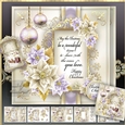 Christmas Pastel Poinsettias with Verse Mini Kit