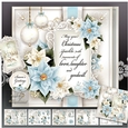 Christmas Winter Poinsettias with Verse Mini Kit