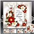 Christmas Roses with Verse Mini Kit