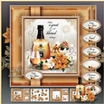 Merry Christmas and Happy New Year Orange Mini Kit