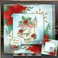 Christmas Watercolor Skates