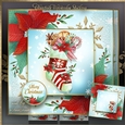Christmas Watercolor Stocking