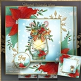 Christmas Watercolor Lamp