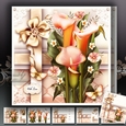 Bouquet of Orange Callas Card Mini Kit