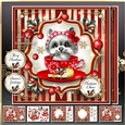 Christmas Baby Raccoon in a Cup Mini Kit