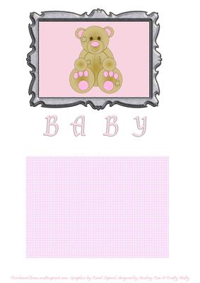 Baby Girl Pink Bear