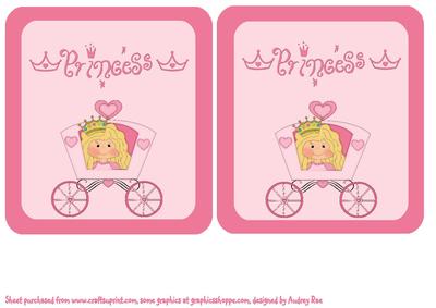 Baby on Board Car Sign Blonde Princess
