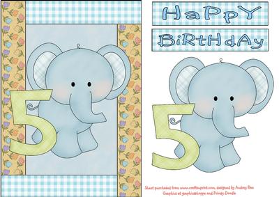 Happy 5th Birthday Elephant Boy