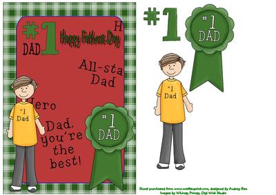 Happy Fathers Day No 1 Dad 2