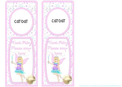 Door Hanger Tooth Fairy Blonde 2