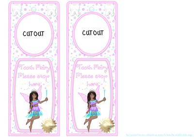 Door Hanger Tooth Fairy Ethnic 2