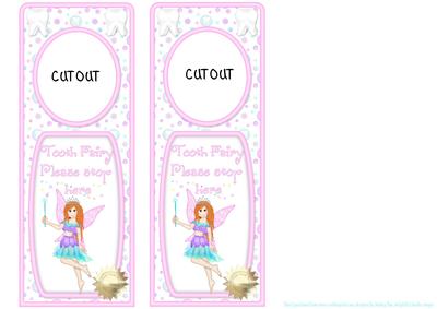 Door Hanger Tooth Fairy Redhead