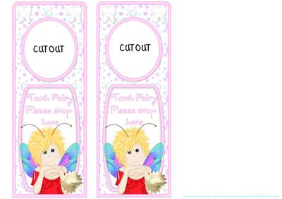 Door Hanger Tooth Fairy Blonde 3