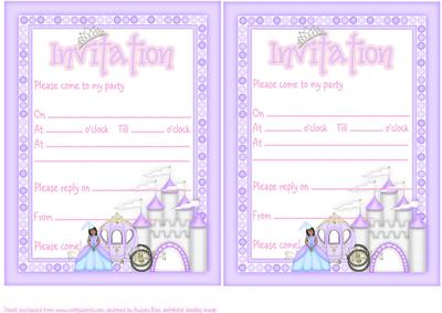 Princess Invitations Ethnic Princess 2