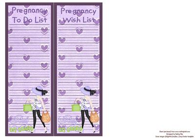 Pregnancy to Do List/wish List Baby