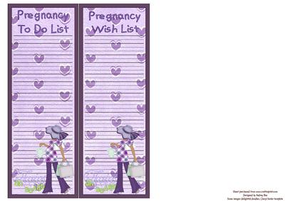 Pregnancy to Do List/wish List Ethnic Twins