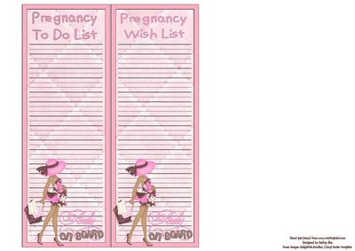Pregnancy to Do List/wish List Ethnic Baby 2