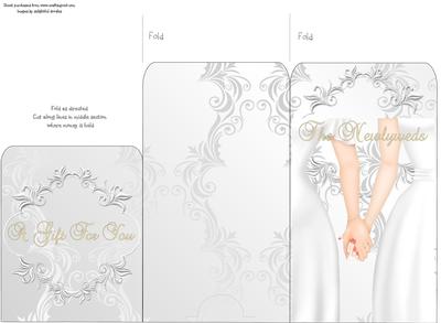 Money Envelope Bride & Bride Hands