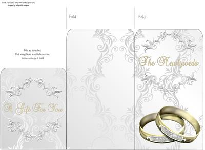 Money Envelope Groom & Groom Rings 2