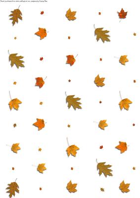 Autumn Leaves Backing Paper
