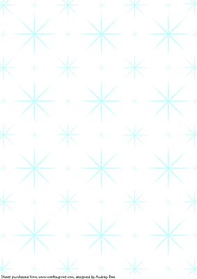 Jewel Sparkle Aqua Backing Paper