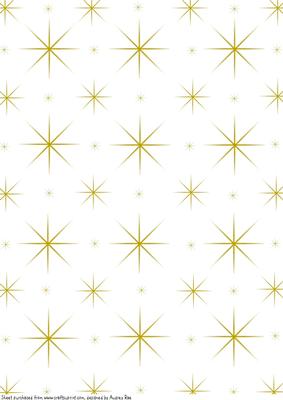 Jewel Sparkle Gold Backing Paper