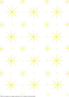 Jewel Sparkle Yellow Backing Paper