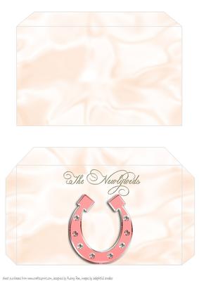Money Envelope Peach Newlyweds 2