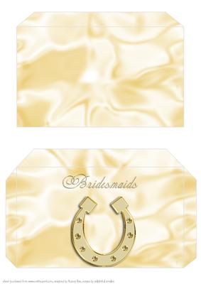 Money Envelope Gold Bridesmaids 2