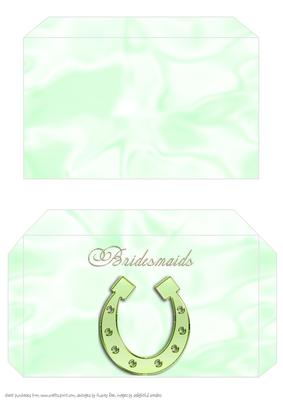 Money Envelope Green Bridesmaids 2