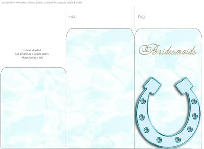 Money Envelope Aqua Bridesmaids