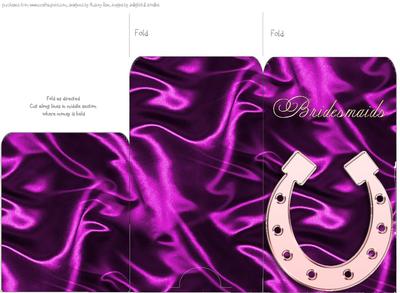 Money Envelope Dark Pink Bridesmaids