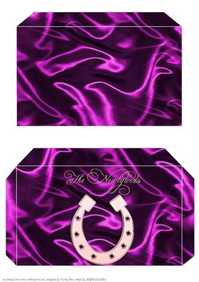Money Envelope Dark Pink Newlyweds 2