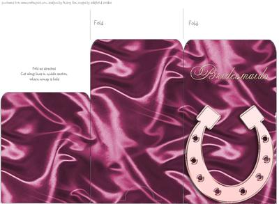Money Envelope Magenta Bridesmaids