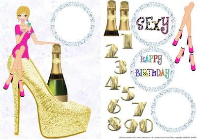 Birthday Girl Gold Shoe