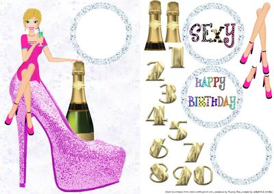 Birthday Girl Pink Shoe
