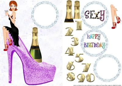 Birthday Girl Purple Shoe 2