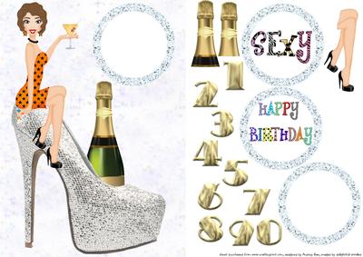 Birthday Girl Silver Shoe 3