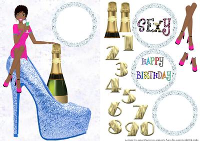 Birthday Girl Blue Shoe 4