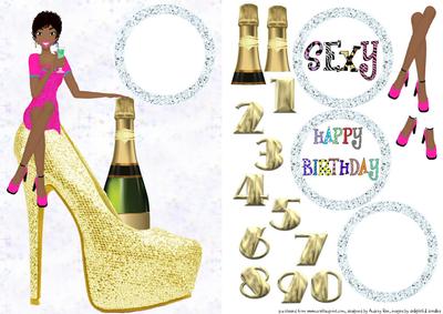 Birthday Girl Gold Shoe 4